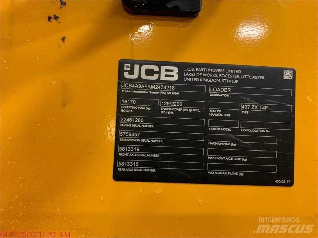 JCB 437ZX Kolové nakladače