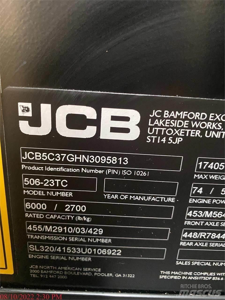 JCB 506-23TC Teleskopické manipulátory