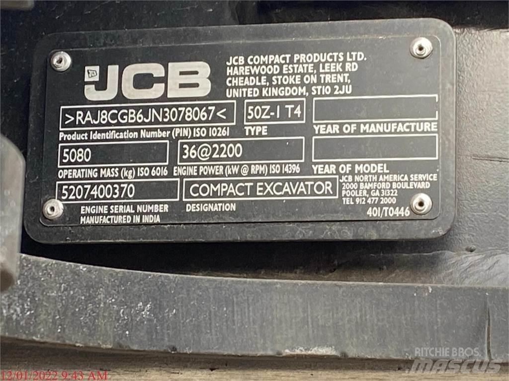 JCB 50Z-1 Mini rýpadla < 7t