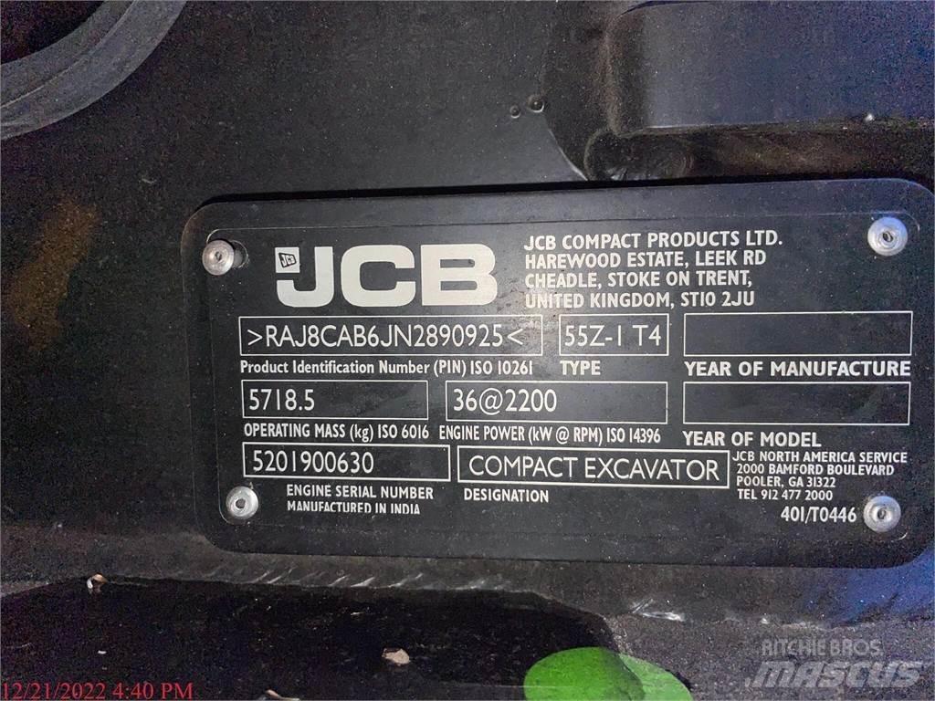 JCB 55Z-1 Mini rýpadla < 7t