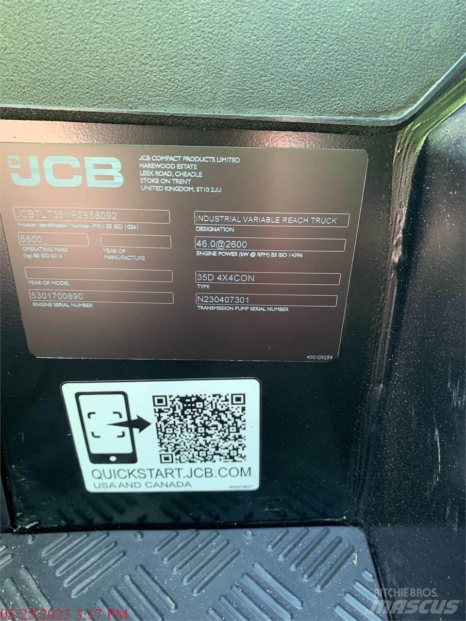 JCB 77-52D Teleskopické manipulátory