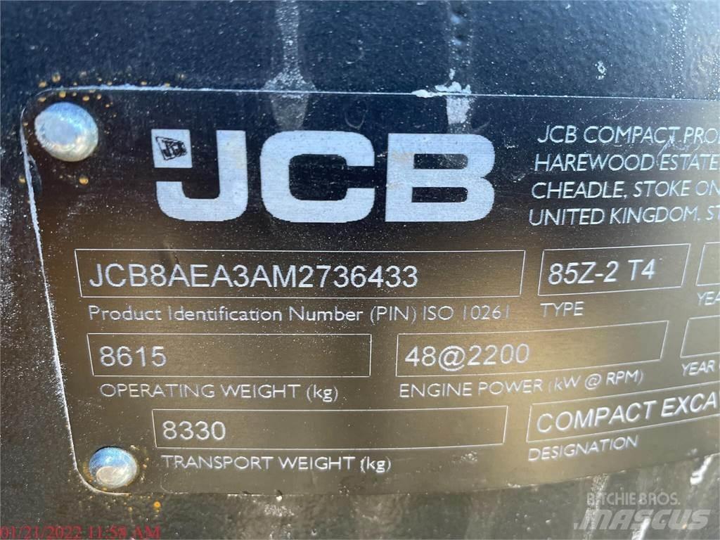 JCB 85Z-2 Pásová rýpadla