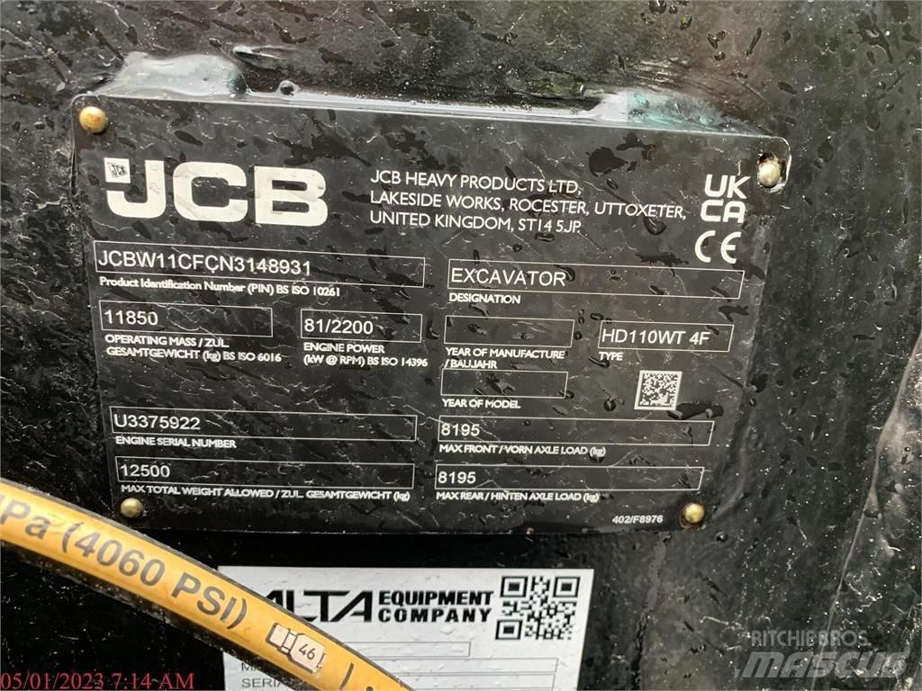 JCB HD110W Kolová rýpadla
