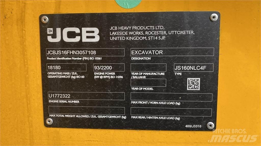 JCB JS160 Pásová rýpadla