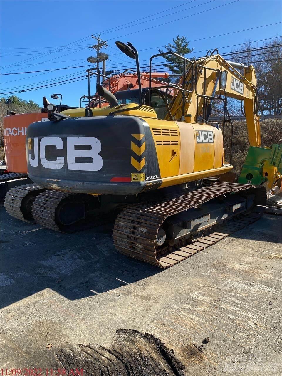 JCB JS220 Pásová rýpadla