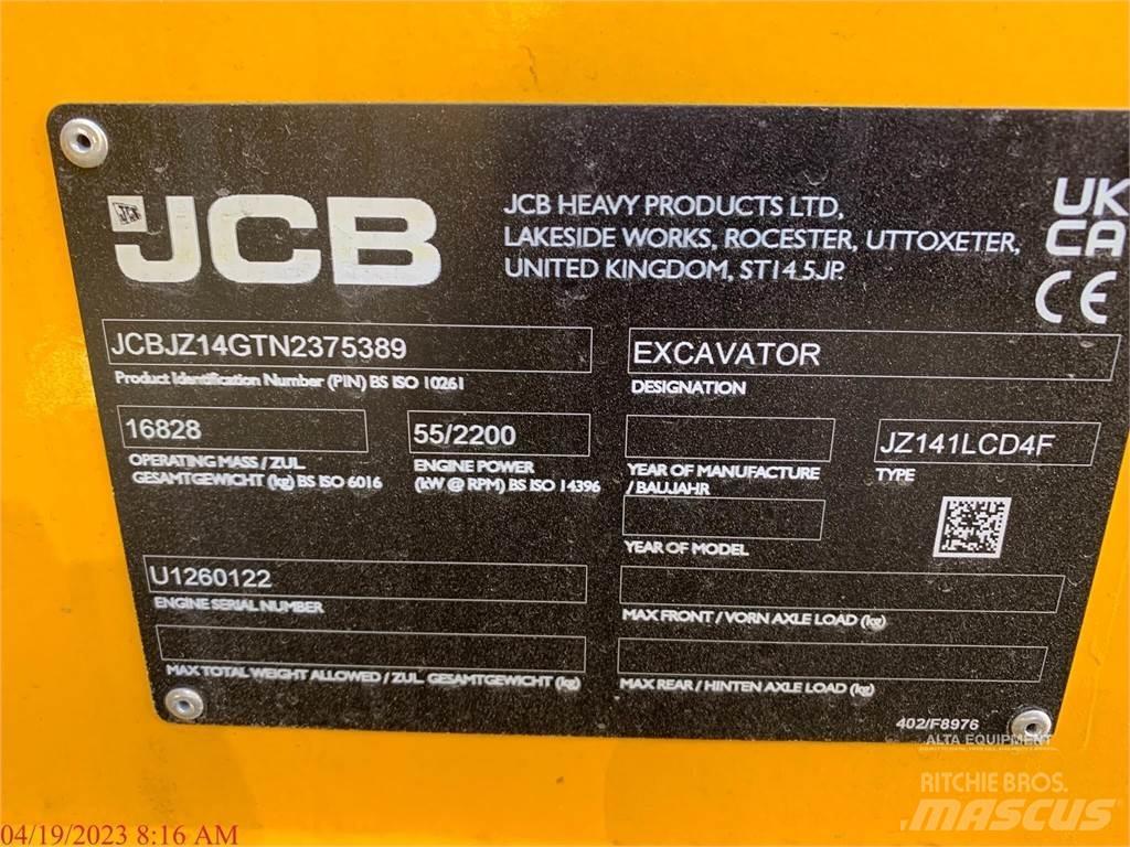 JCB JZ141 LC Pásová rýpadla