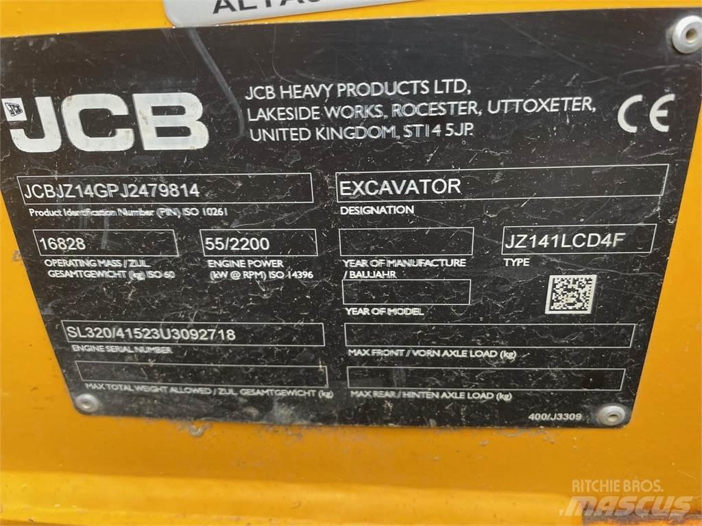 JCB JZ141 LC Pásová rýpadla