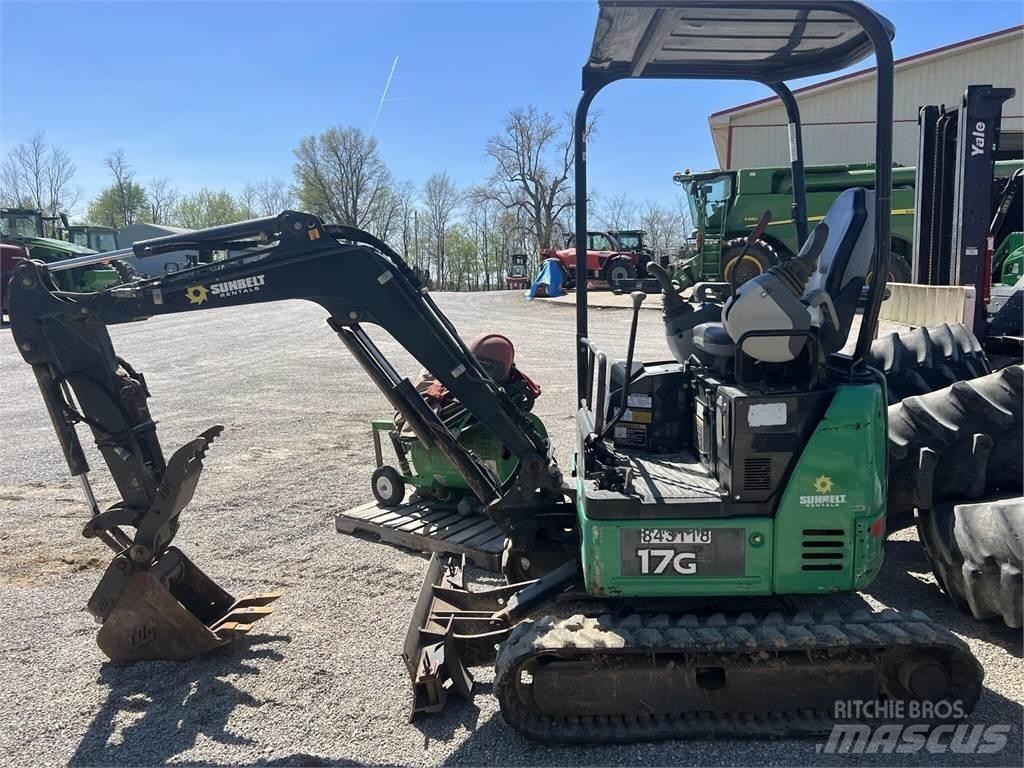John Deere 17G Mini rýpadla < 7t