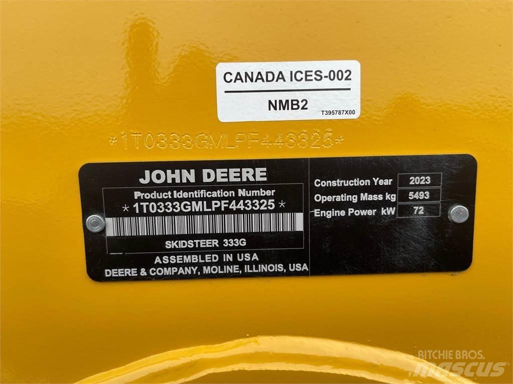 John Deere 333G Lesní mulčovače
