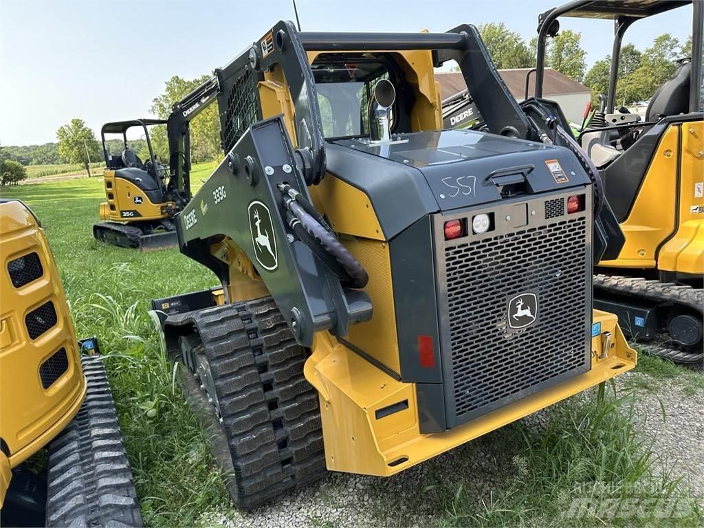 John Deere 333G Smykem řízené nakladače