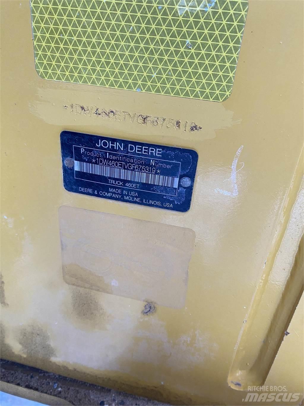 John Deere 460ET Kloubové dempry