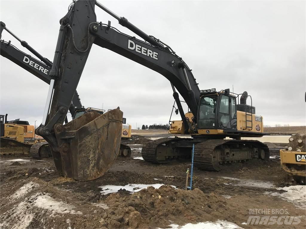 John Deere 470G LC Pásová rýpadla