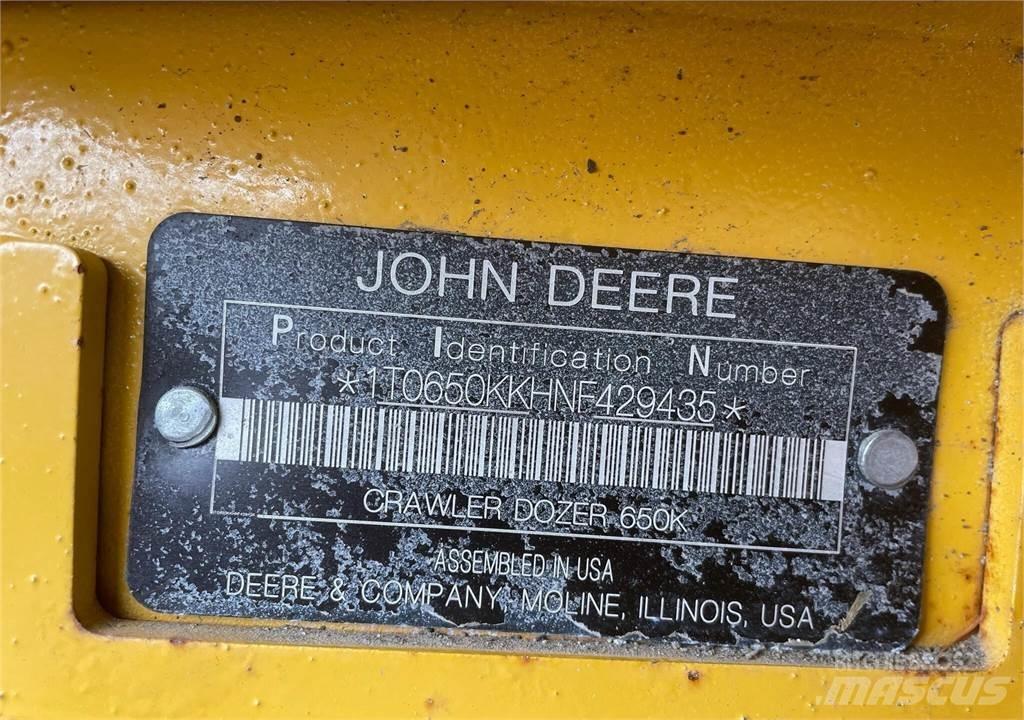 John Deere 650K LGP Pásové dozery