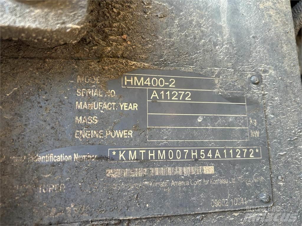 Komatsu HM400-2 Kloubové dempry