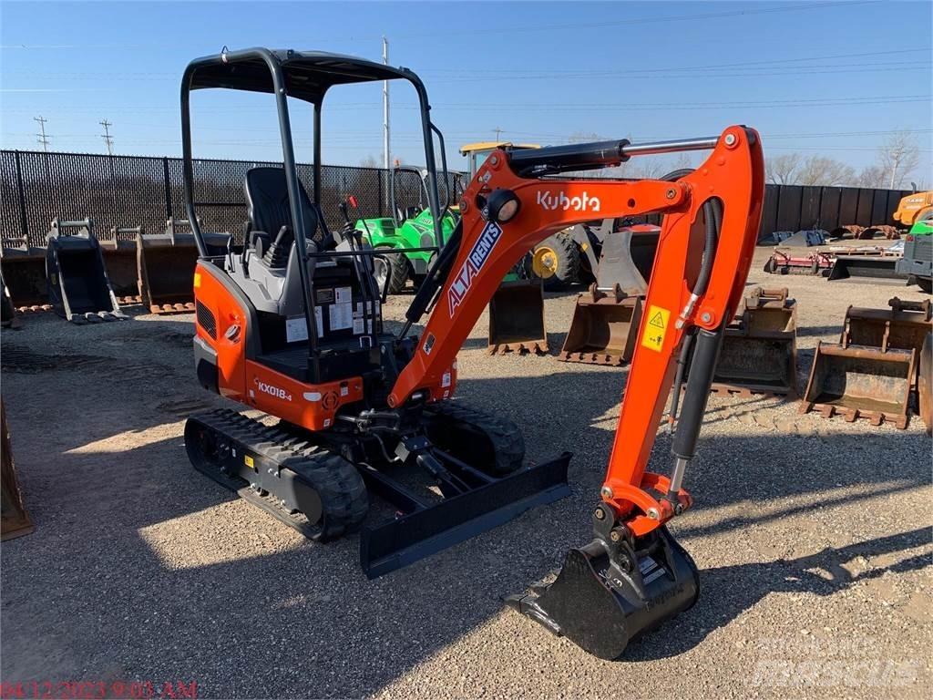 Kubota KX018-4 Mini rýpadla < 7t