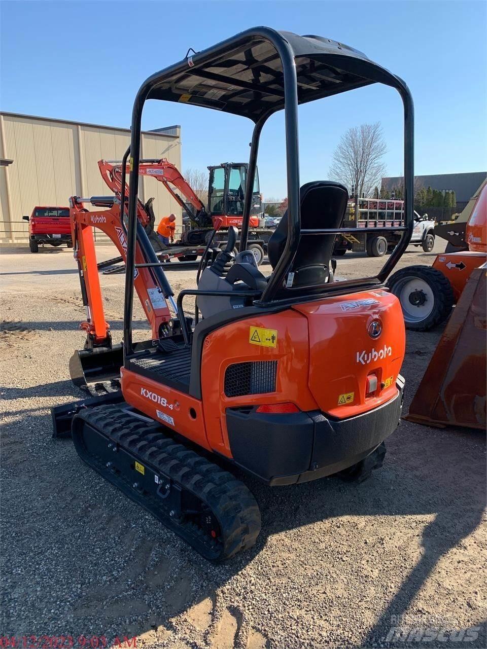 Kubota KX018-4 Mini rýpadla < 7t