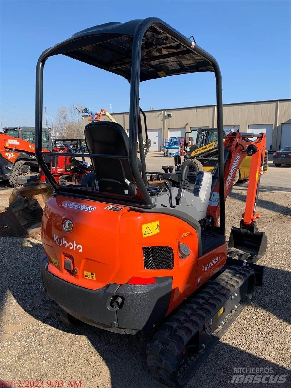 Kubota KX018-4 Mini rýpadla < 7t