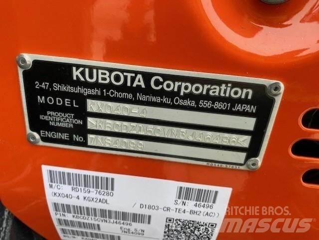 Kubota KX040-4 Mini rýpadla < 7t