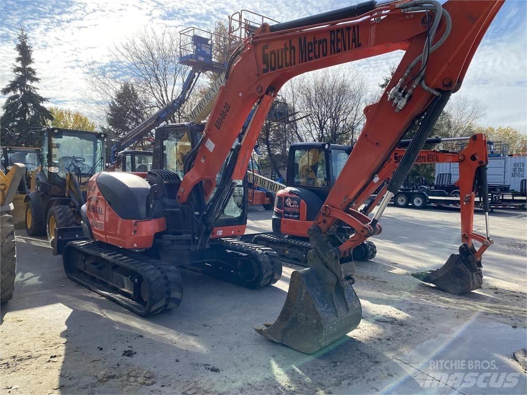 Kubota KX080 Pásová rýpadla