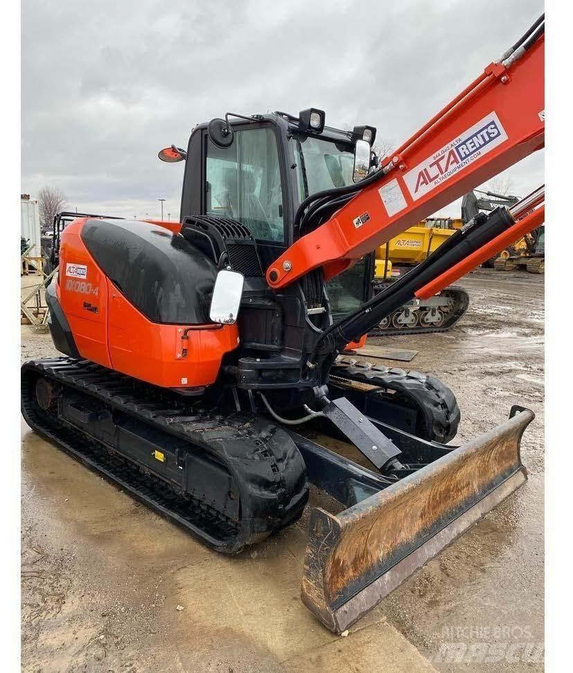 Kubota KX080 Lesní mulčovače
