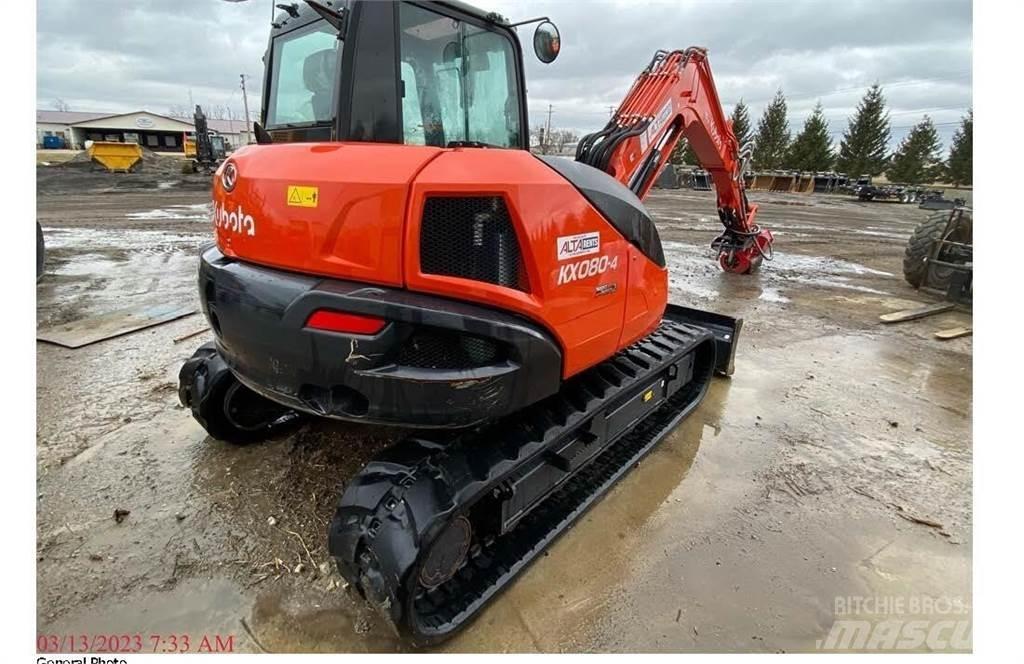 Kubota KX080 Lesní mulčovače