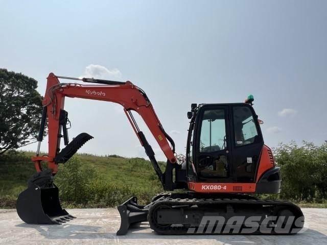 Kubota KX080-4A Pásová rýpadla