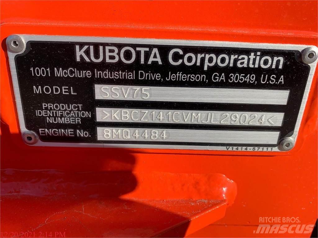 Kubota SSV75 Smykem řízené nakladače