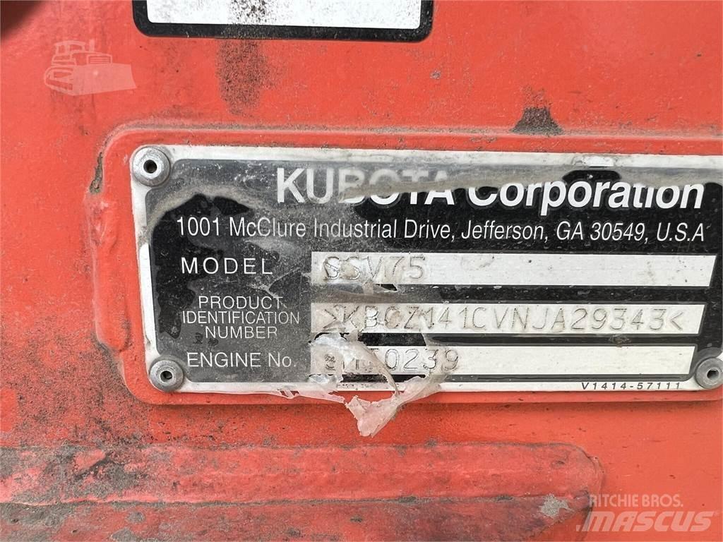 Kubota SSV75 Smykem řízené nakladače