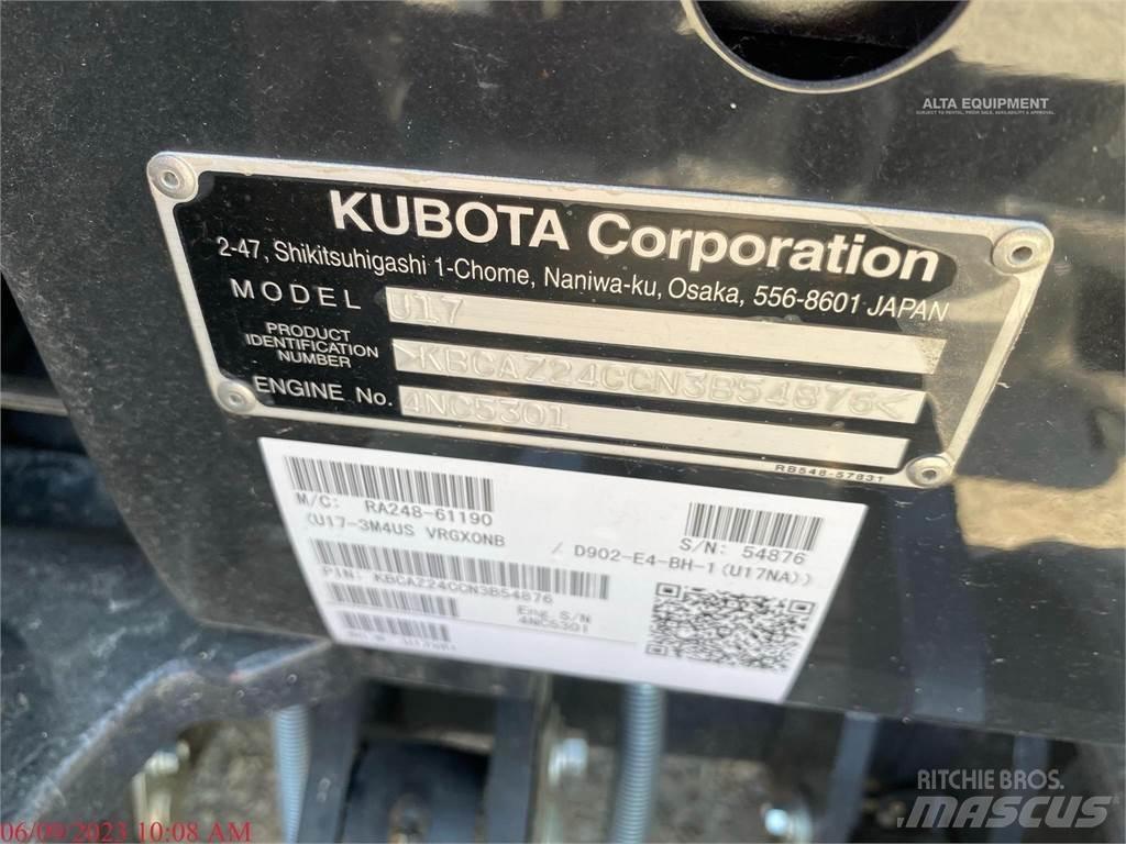 Kubota U17 Mini rýpadla < 7t
