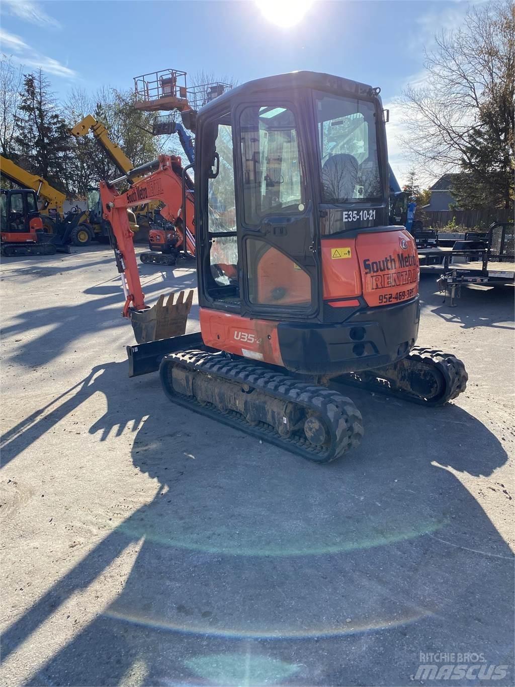 Kubota U35-4 Mini rýpadla < 7t