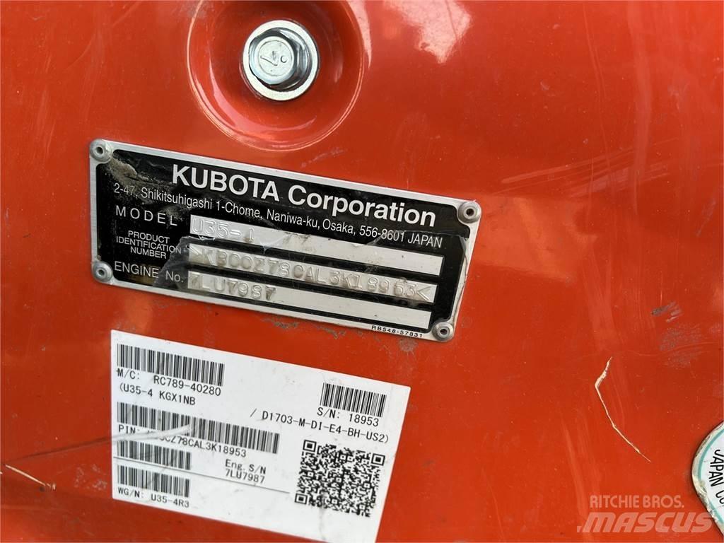 Kubota U35-4 Mini rýpadla < 7t