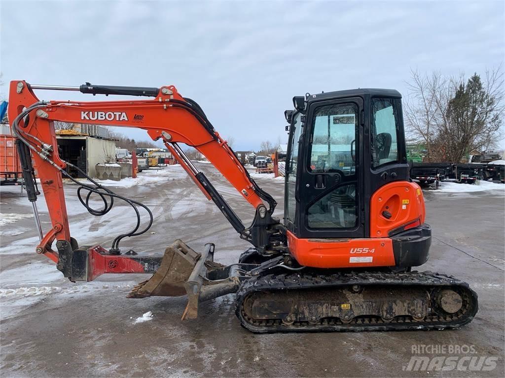 Kubota U55-4 Mini rýpadla < 7t