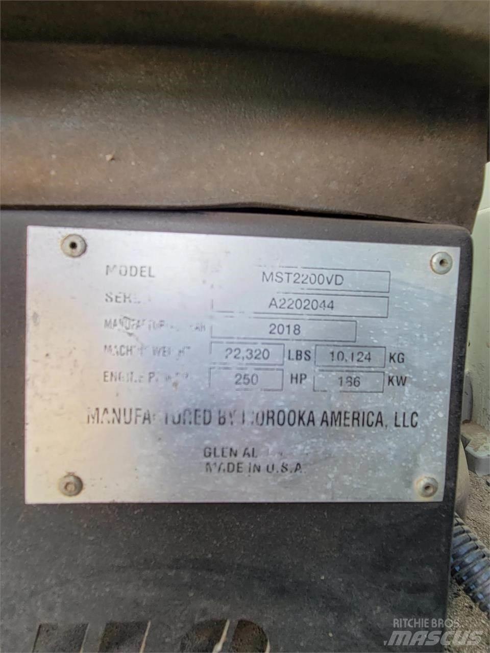 Morooka MST2200VD Pásové dempry