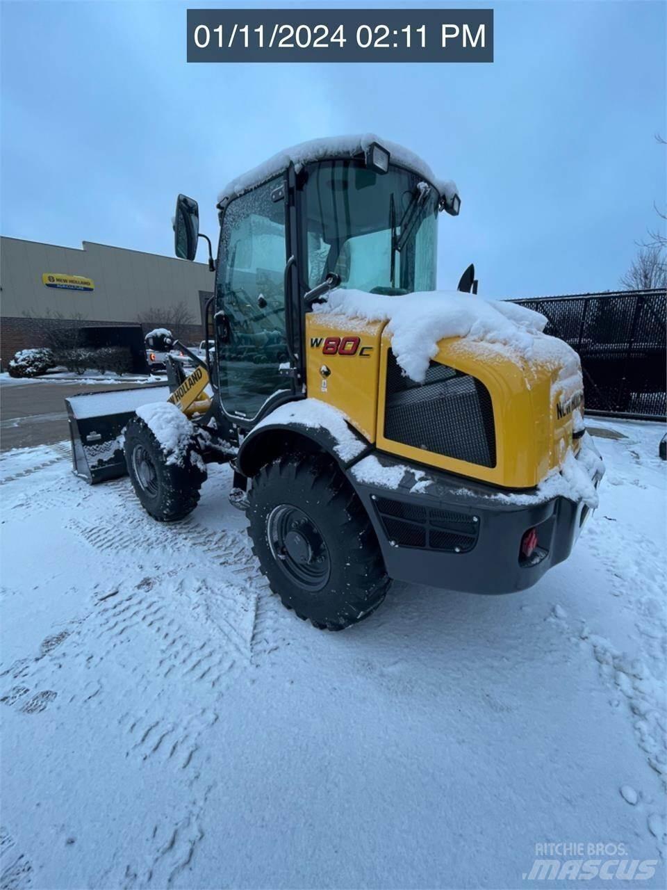 New Holland W80C Kolové nakladače