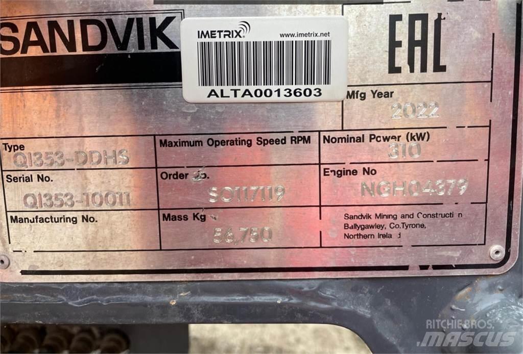 Sandvik QI353-DDHS Drtící zařízení