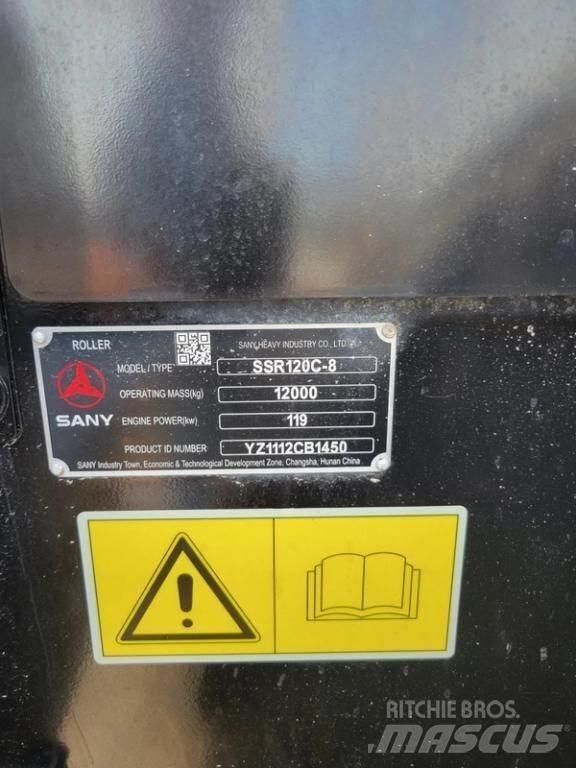 Sany SSR120C-8 Tandemové válce