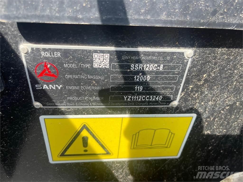 Sany SSR120C-8 Tandemové válce