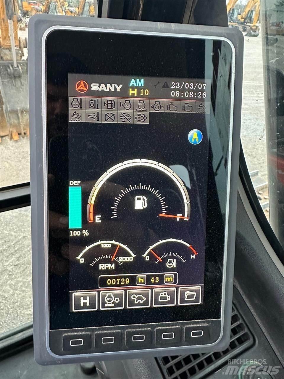 Sany SY225C Pásová rýpadla