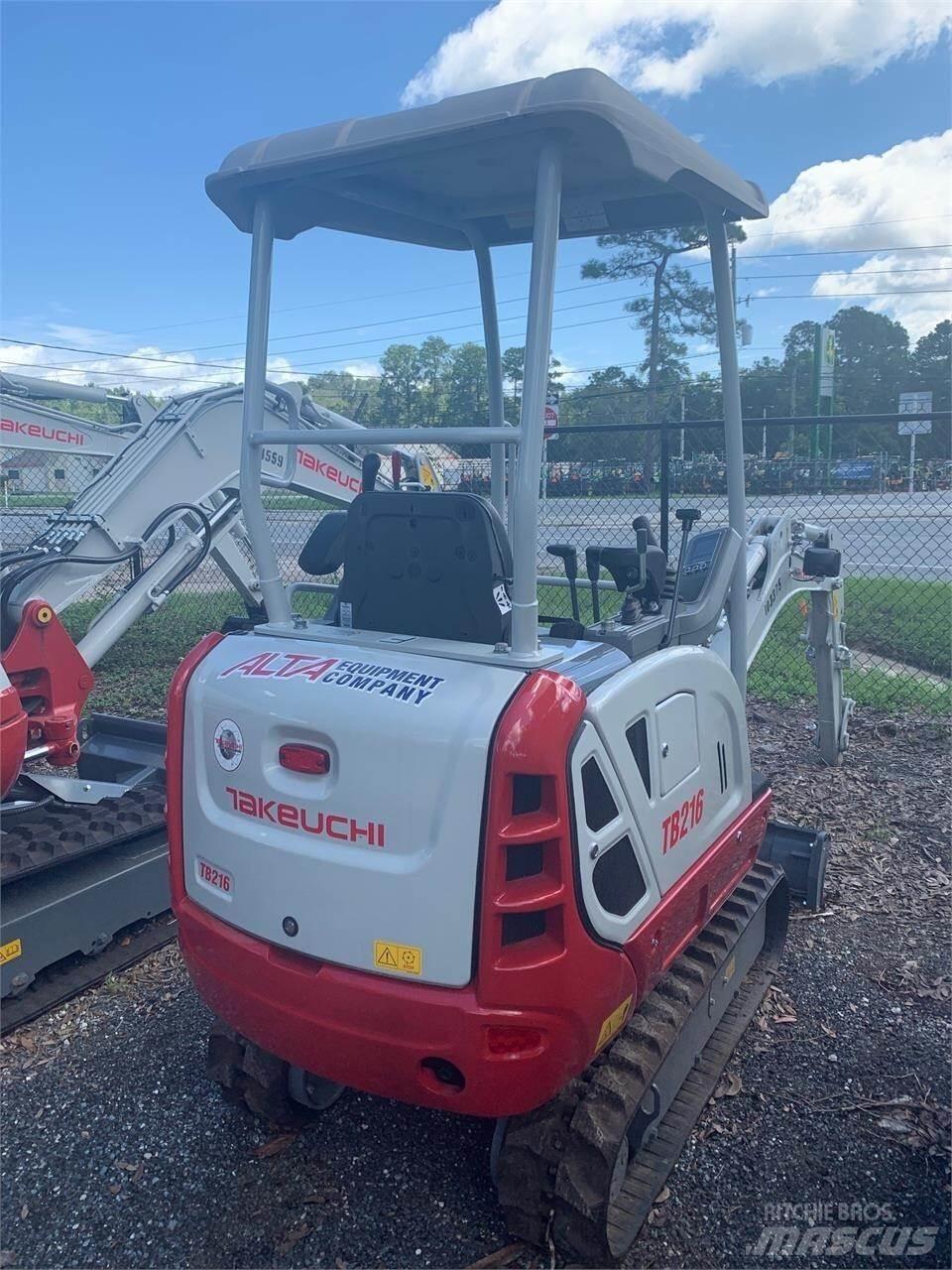 Takeuchi TB216 Mini rýpadla < 7t