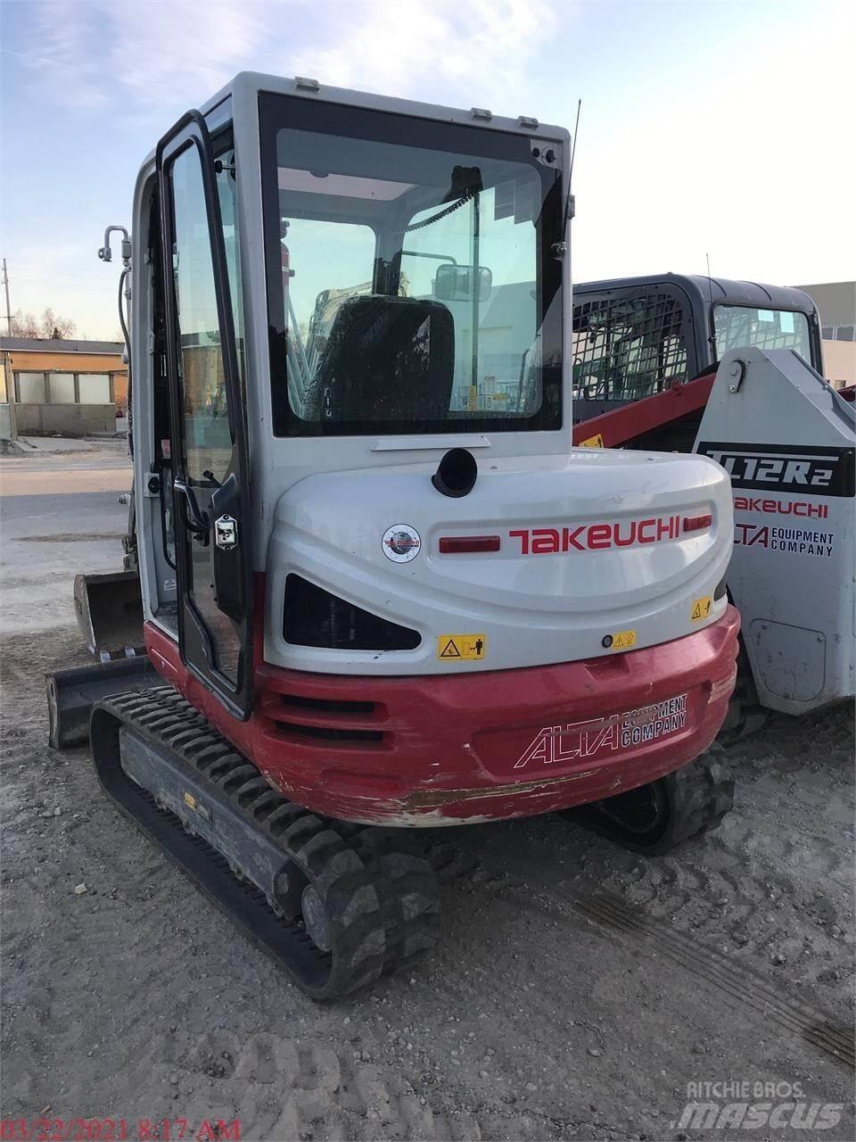Takeuchi TB240 Mini rýpadla < 7t