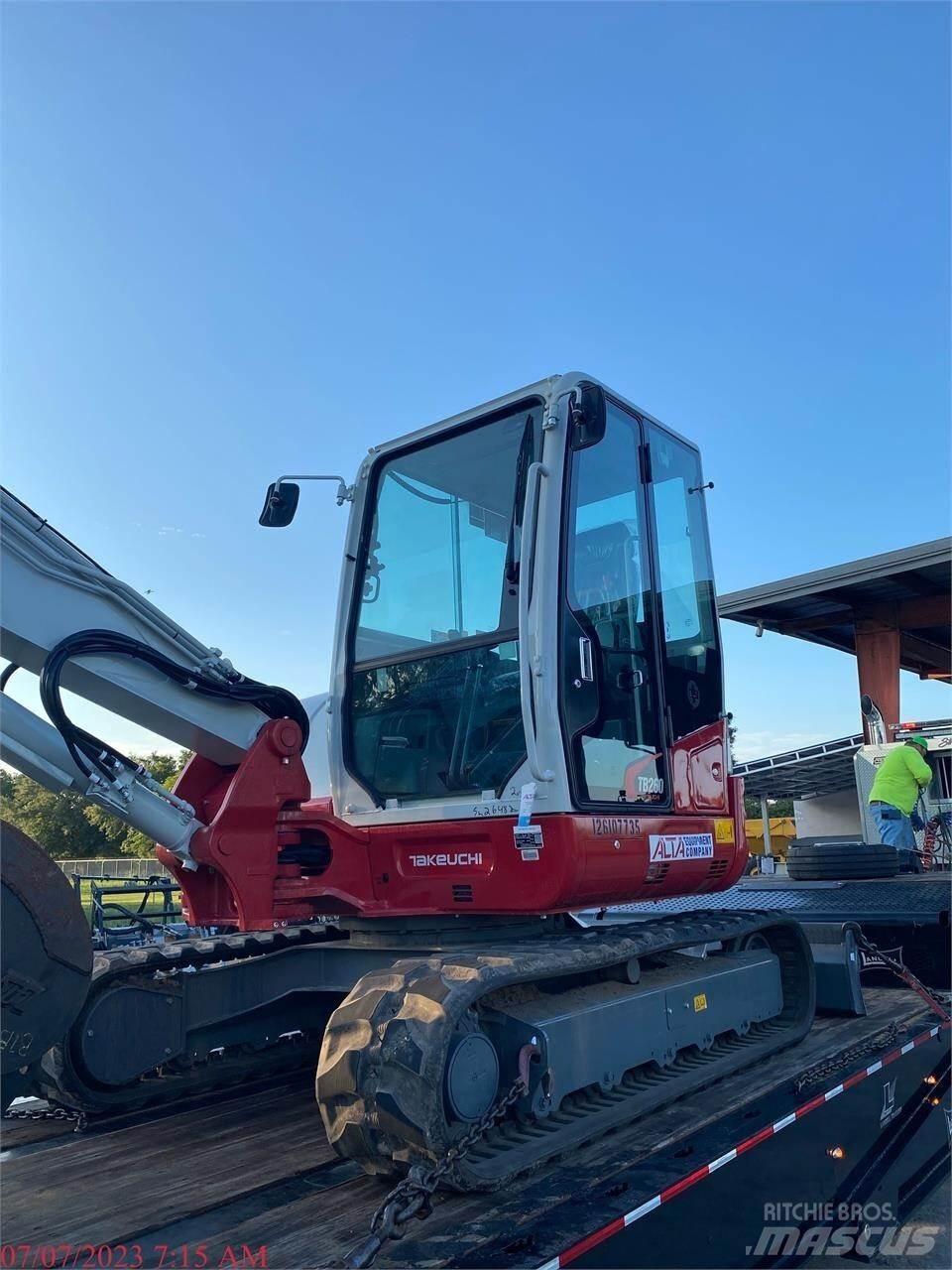 Takeuchi TB260 Pásová rýpadla
