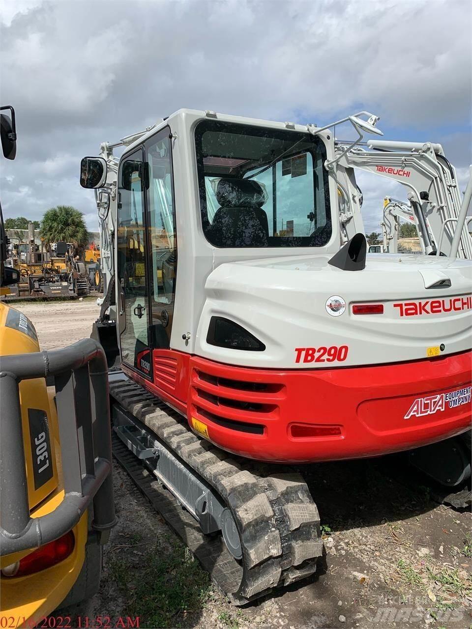 Takeuchi TB290 Pásová rýpadla