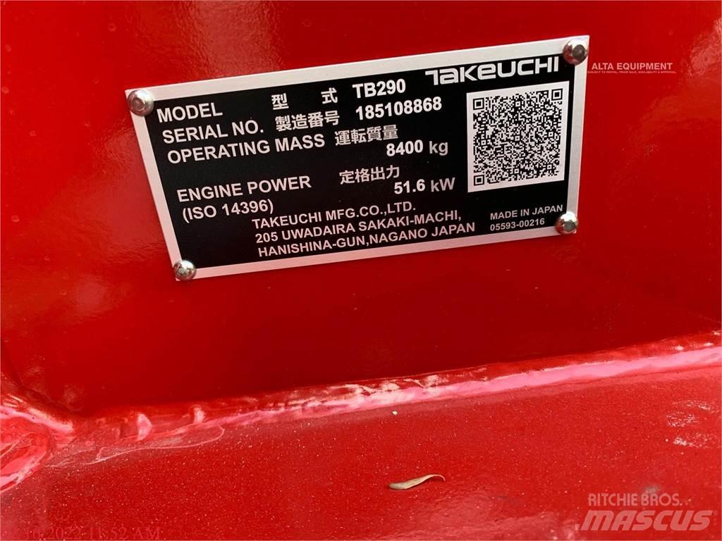 Takeuchi TB290 Pásová rýpadla