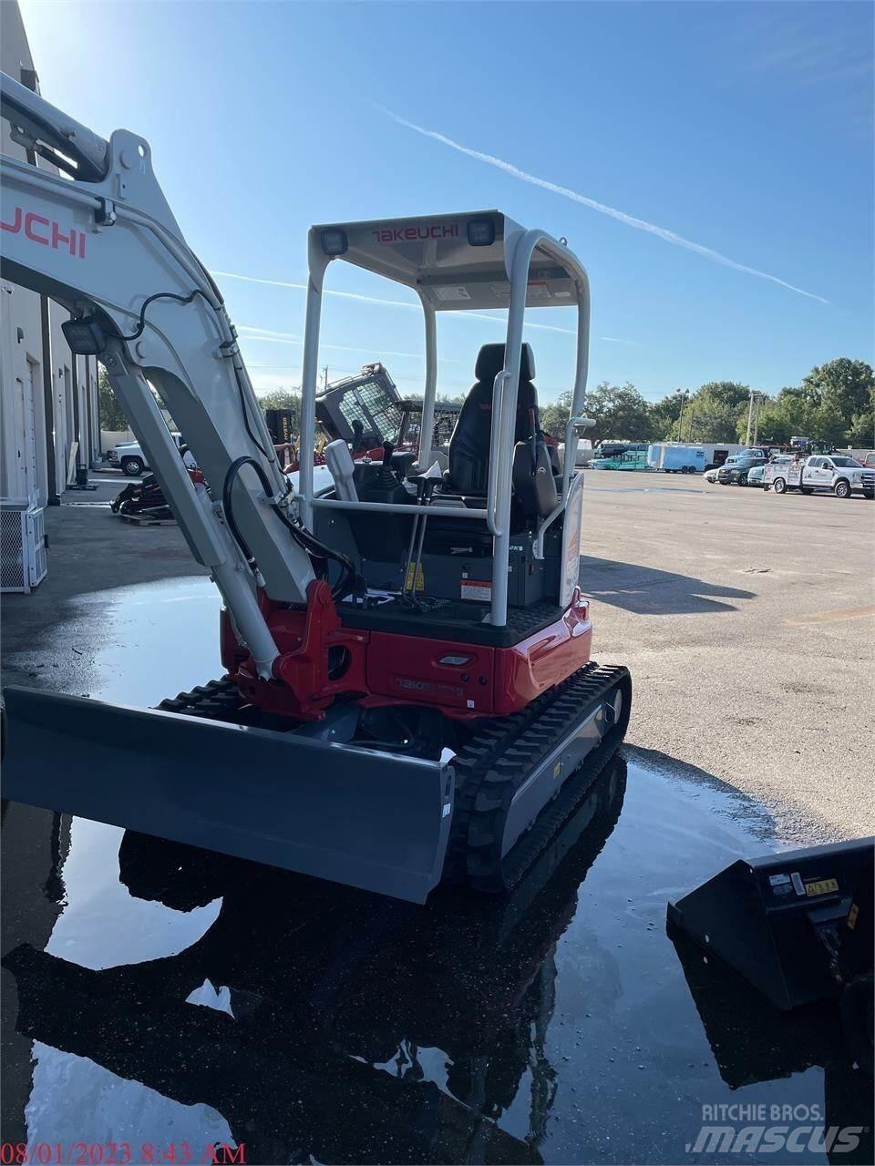 Takeuchi TB335R Mini rýpadla < 7t