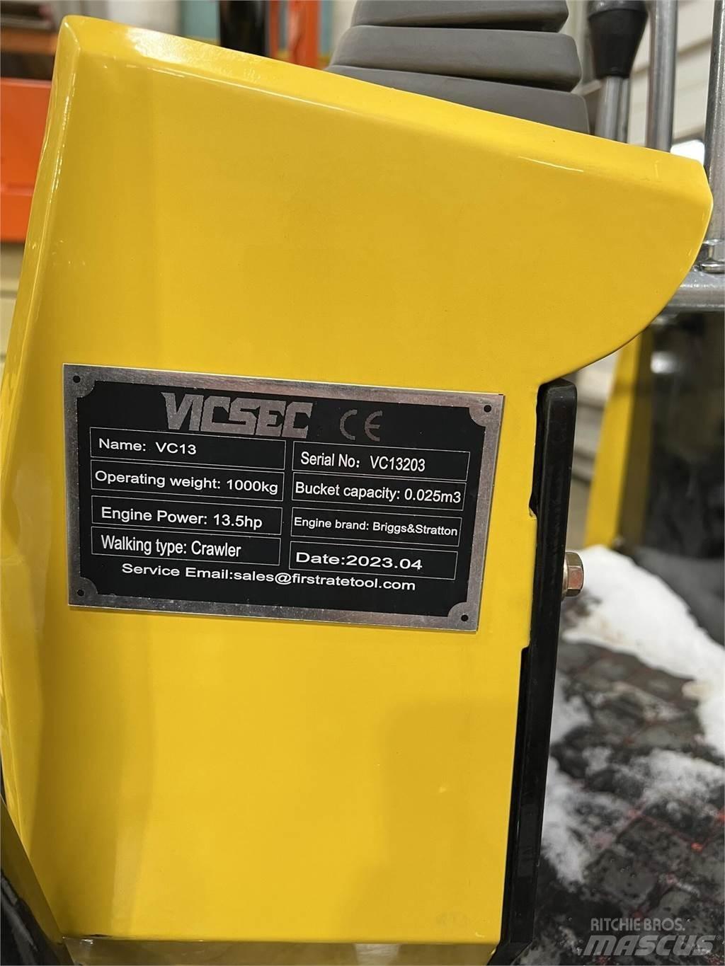 Vicsec VC13 Mini rýpadla < 7t