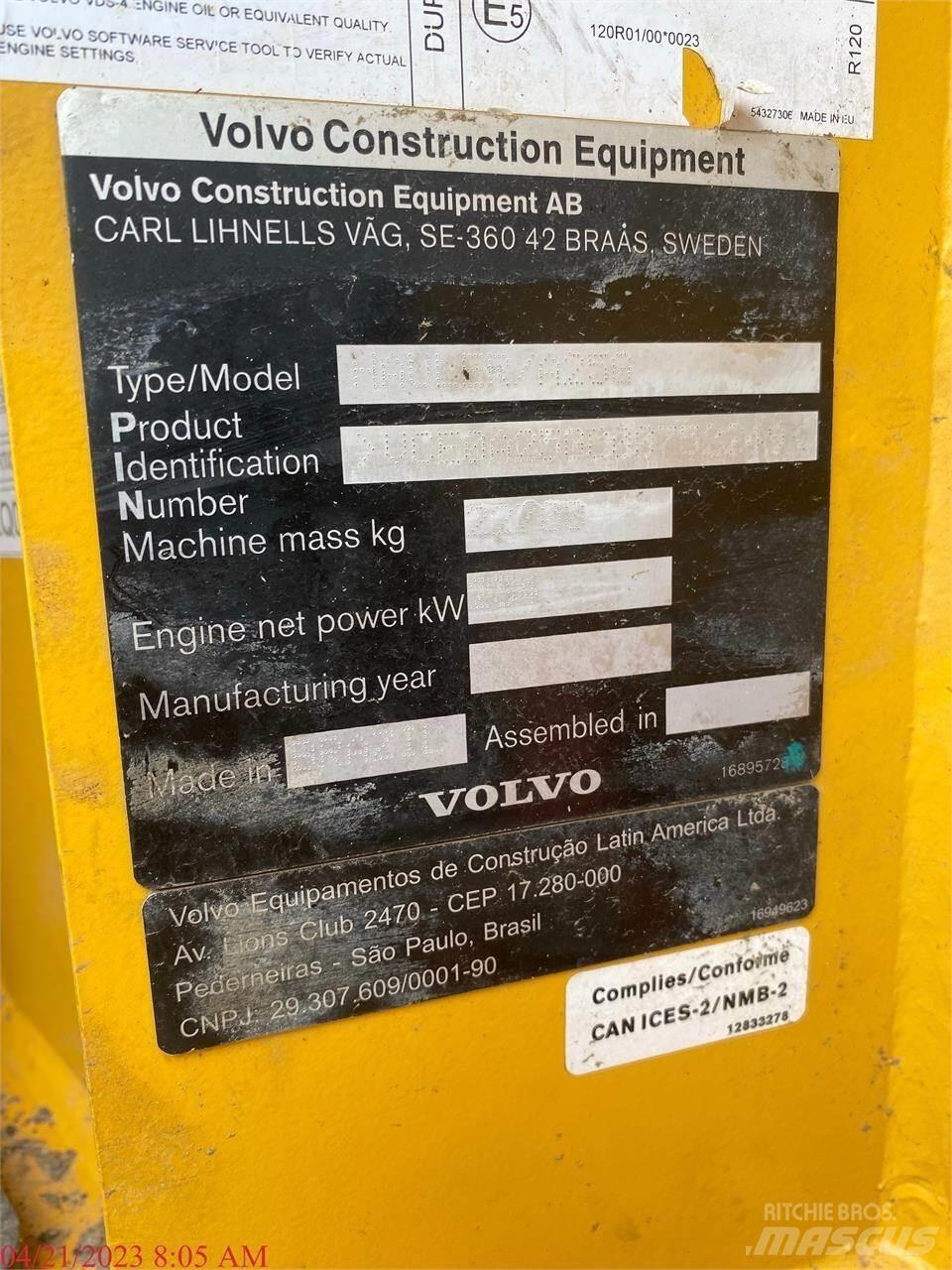 Volvo A25G Kloubové dempry