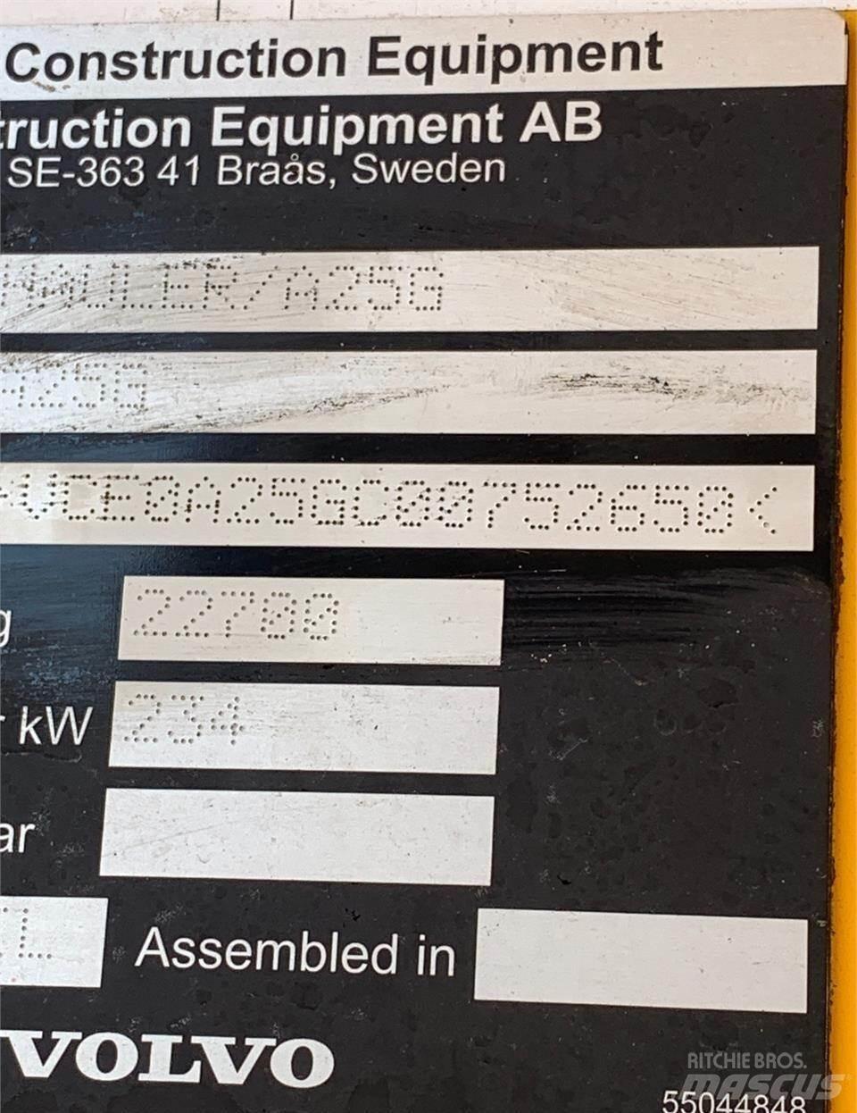 Volvo A25G Kloubové dempry