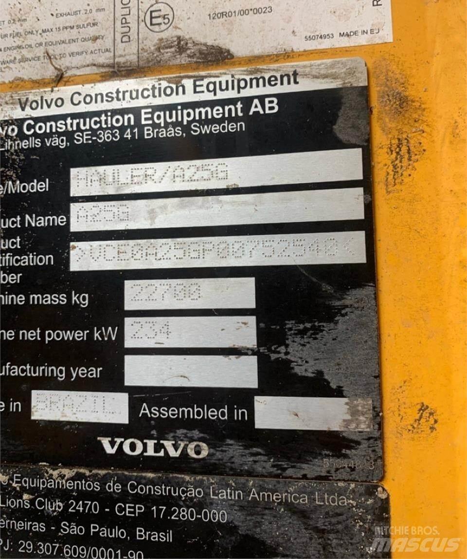 Volvo A25G Kloubové dempry