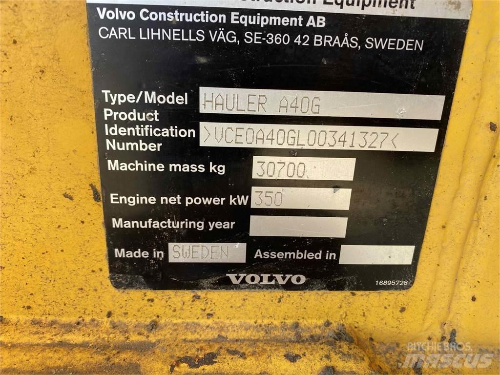 Volvo A40G Kloubové dempry