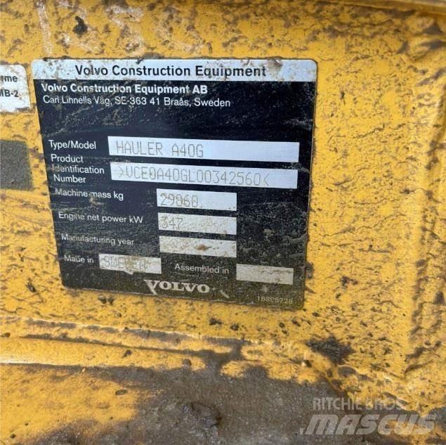 Volvo A40G Kloubové dempry
